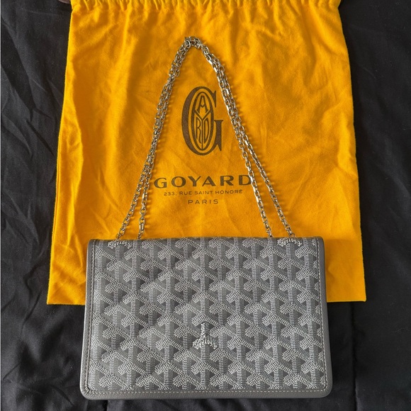 Goyard Goyardine Alexandre III shoulder chain gray bag - Picture 2 of 8